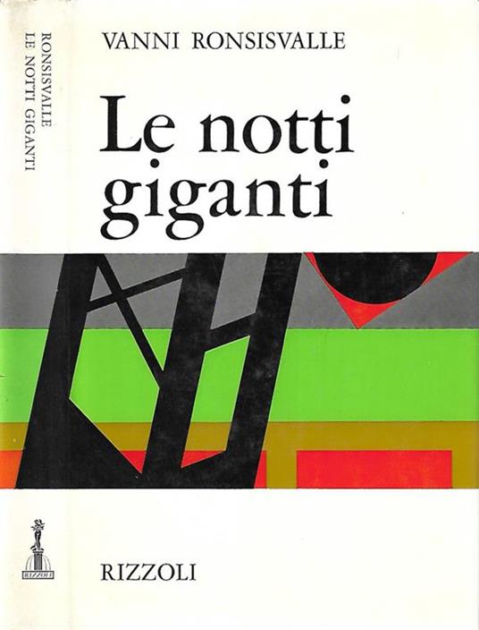 Le notti giganti - Vanni Ronsisvalle - copertina