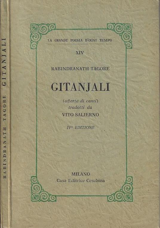 Gitanjali - Rabindranath Tagore - copertina