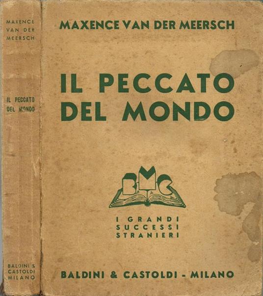 Il peccato del mondo - Maxence Van der Meersch - copertina