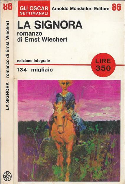 La Signora - Ernst Wiechert - copertina