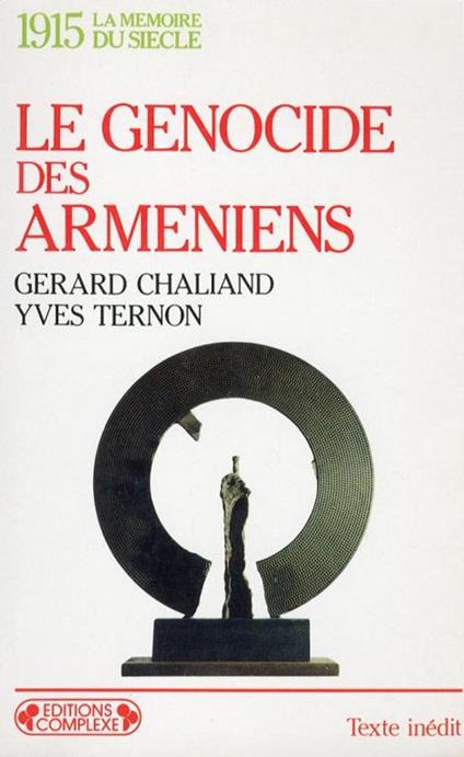 Le Genocide des Armeniens - copertina