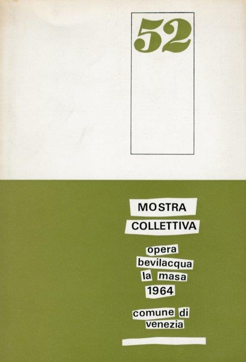 52° Mostra Collettiva Opera Bevilacqua la Masa 1964 - copertina