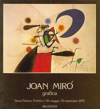 Joan Mirò. Grafica, 1930-1978 - copertina