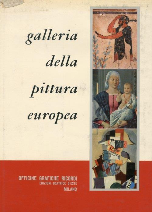 Galleria della Pittura Europea Libro Usato Nuova Arti Grafiche