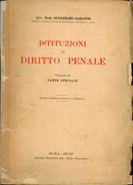 Istituzioni di Diritto Penale. Volume II. Parte Speciale