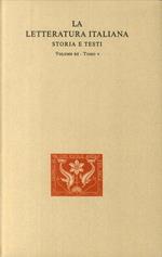 La Letteratura Italiana. Storia e Testi. Narratori Dell'Ottocento e del Primo Novecento. Tomo 5