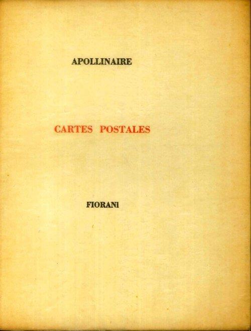 Cartes Postales - Guillaume Apollinaire - copertina