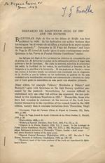 Lotto di 5 estratti che trattano argomenti di letteratura comparata e in specie dei rapporti fra letteratura spagnola e italiana Bernardo de Balbuena - Gil Polo y Sannazaro - The Petrarchism of Antonio Ferreira - The role of the Cortegiano in the second p