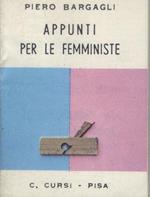 Appunti per le femministe