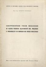 Caratteristiche fisico meccaniche di alcuni terreni alluvionati del Polesine e possibilità di impiego dei mezzi meccanici