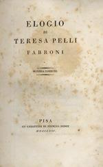 Elogio di Teresa Pelli Fabroni. Seconda edizione