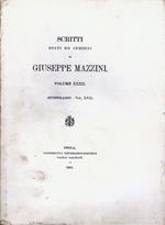 Epistolario di Giuseppe Mazzini. Volume XVII