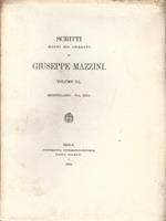 Epistolario di Giuseppe Mazzini. Volume XXI