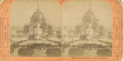 Exposition Universelle, Paris 1889: fontaine lumineuse et dome d'honneur - Adolphe Block - copertina