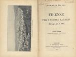 Firenze per i nostri ragazzi dall'origine sino al 1865. Seconda edizione, riveduta ed illustrata da 41 vignette