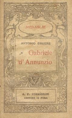 Gabriele D'Annunzio - Antonio Bruers - copertina