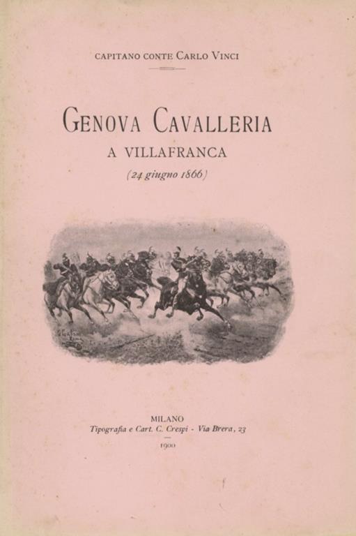 Genova Cavalleria a Villafranca 24 giugno 1866 - copertina