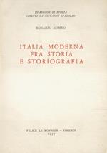 Italia moderna fra storia e storiografia