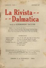 La Rivista Dalmatica. Diretta da Ildebrando Tacconi. Anno IX. Fasc. I, gennaio 1927 II, giugno 1927 III, ottobre 1927 IV, marzo 1928. Annata completa