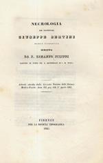 Necrologia del professore Giuseppe Bertini medico fiorentino Articolo estratto dalla Gazzetta Toscana delle Scienze Medico-Fisiche