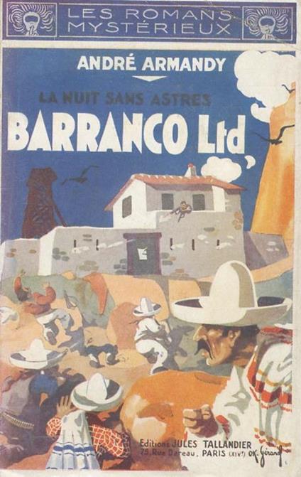 La Nuit sans astres. Barranco Ltd - André Armandy - copertina