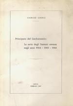 Principato del Liechtenstein: Le serie degli Stemmi emesse negli anni 1964 - 1965 - 1966