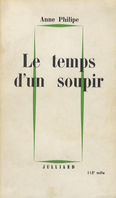 Le temps d'un soupir - Anne Philipe - copertina