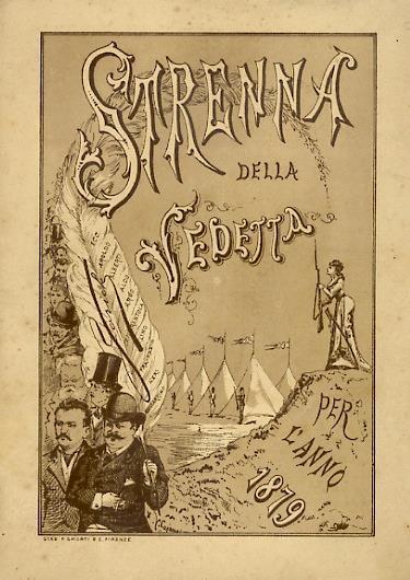 La vedetta. Strenna-almancco per l'anno 1879 - copertina