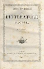 Leçons et modèles de litterature sacrée [.].