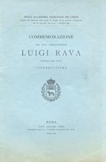 Commemorazione del socio corrispondente Luigi Rava. Tenuta dal socio Federico Flora