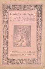 GIORNALE dantesco. Diretto da G.L. Passerini. Volume IX. 1901. [Annata completa]