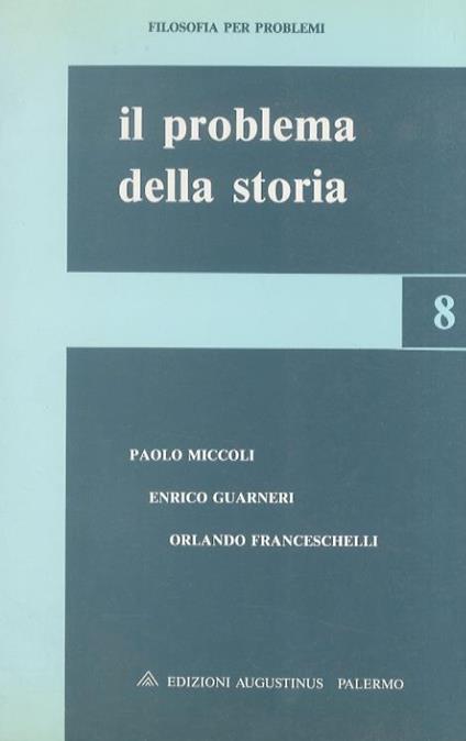 Il problema della storia. - copertina