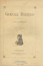 GIORNALE dantesco. Diretto da G.L. Passerini. Anno I. 1893. [Fascicoli da I a X: mancano i fascicoli, XI, XII]