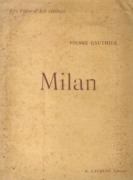 Milan - Pierre Gauthiez - copertina