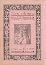 GIORNALE dantesco. Diretto da G.L. Passerini. Anno X. 1902. [Fascicoli I-II, da IV a XII: manca il fascicolo III]