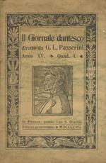 GIORNALE (IL) dantesco. Diretto da G.L. Passerini. Anno XV. 1907. Quaderno I