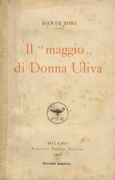 Il maggio di Donna Uliva - Dante Dini - copertina