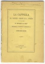 La cappella dei principi Corsini in S. Spirito e un quadro di Raffaello De Carli? Memoria storico artistica