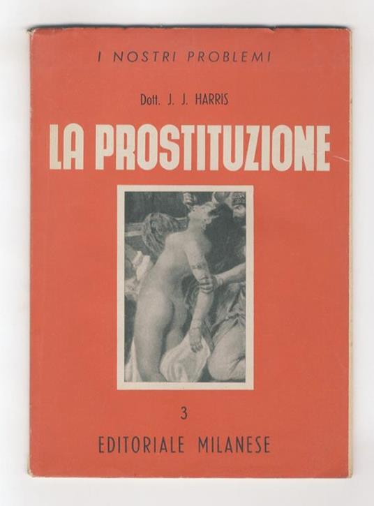 La prostituzione - J.J Harris - copertina