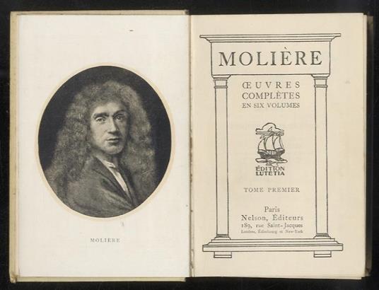 Oeuvres complètes. En six volumes - Molière - copertina