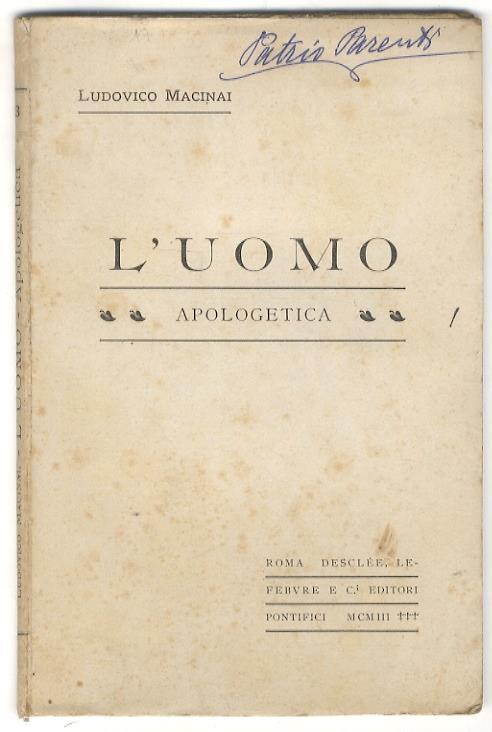 L' uomo - Ludovico Macinai - copertina