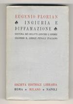 Ingiuria e diffamazione. Sistema dei delitti contro l’onore secondo il codice penale italiano