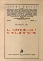 La fusione delle società nei suoi aspetti tributari