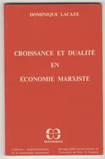Croissance et dualité en économie marxiste