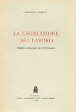 La legislazione del lavoro. Teoria generale e istituzioni