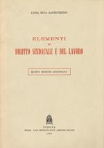 Elementi di diritto sindacale e del lavoro