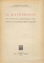 Il matrimonio nel diritto canonico e del diritto ecclesiastico e nel diritto concordatario italiano