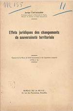 Effets juridiques des changements de souveraineté territoriale