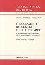 I regolamenti dei comuni e delle provincie. Regolamento delle commissioni consiliari dei contratti e di contabilità pubblica. Schemi, proposte, problemi