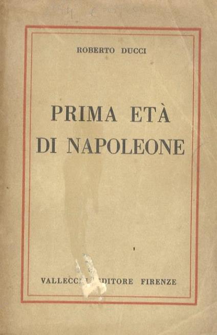 Prima età di Napoleone - copertina